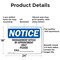 Signmission Manager's Office By Appointment Only Please OSHA Notice Sign, Aluminum, 24in W x 18in L, 2PK OS-2PACK-NS-A-1824-L-14139 - alternate 2